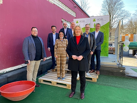 Eröffnung des FRÖBEL-Kindergarten Marktstraße mit Bärbel Basb