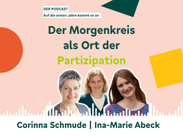 Podcast für Fachkräfte: Der Morgenkreis als Ort der Partizipation mit Corinna Schmude und Ina-Marie Abeck