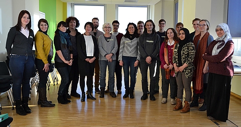 Erstes Tandem-Treffen im Rahmen des Pädagogischen Orientierungskurses für Geflüchtete bei FRÖBEL