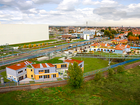 Luftaufnahme: Fröbel-Kindergärten und -Hort in Lutherstadt Wittenberg