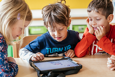 Kinder im FRÖBEL-Kindergarten Fröbelchen (Leipzig)