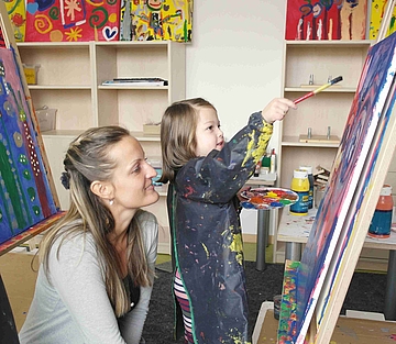 Vanessa Scheer, Erzieherin im FRÖBEL-Haus für Kinder Eisnergutbogen