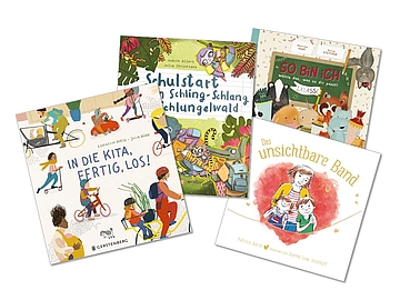 Fröbel-Kinderbuchtipps im August 2026 (Fotocredits Cover: Verlage)