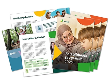 Über 1.200 attraktive Angebote für Fröbel-Beschäftigte - unser Fortbildungsprogramm 2026 ist da