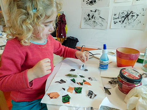 Kunstprojekt im FRÖBEL-Kindergarten Freudenberg
