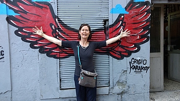 Erzieherin Christiane Koch in Istanbul