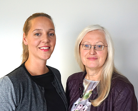 Jule Marx und Gudrun Rannacher