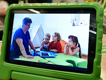 Einsatz digitaler Medien in einem FRÖBEL-Kindergarten