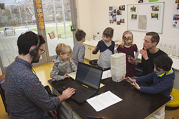 Hörspielproduktion im FRÖBEL-Kindergarten Siekids Ackermäuse in Braunschweig